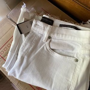 Banana Republic High-Rise Wide-Leg Crop - White